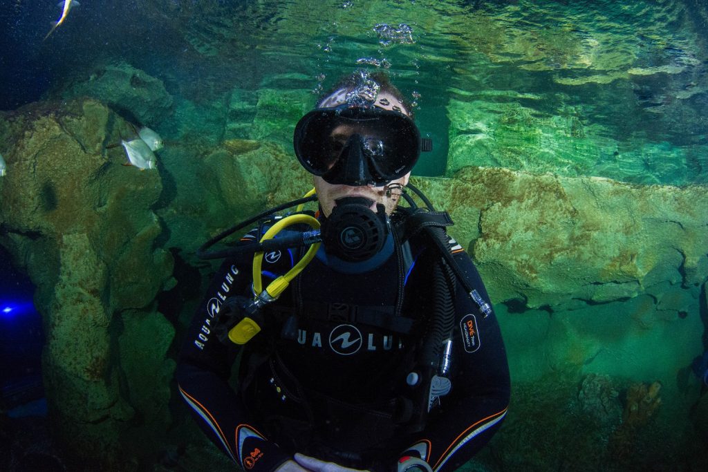 Blue Planet Aquarium Scuba Diver